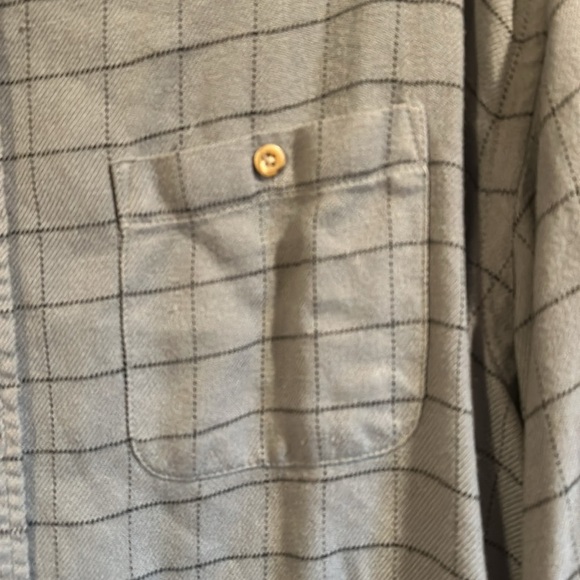 SCANDIA WOODS Men’s Gray Plaid L/S Button Down - Picture 3 of 5